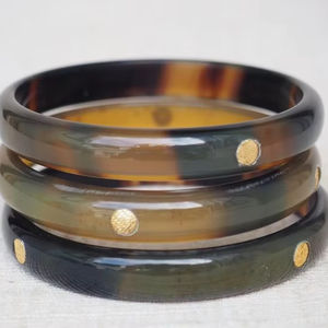 แว่นตาทำด้วยมือเขาควายธรรมชาติหรูหราเครื่องประดับแฟชั่นสำหรับผู้ชายและผู้หญิง - Product Image 1