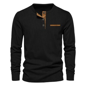 2025 Spring and Autumn New <b>Men's</b> Long Sleeve Daily Casual <b>Shirt</b> Premium Quality Comfortable <b>Pocket</b> Solid Pattern - Product Image 2