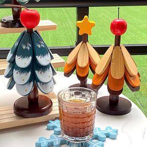 Wooden Tree <b>Coaster</b> Natural Acacia Cup And Pot Mat For Table Use Vietnam By 99 <b>Gold</b> Data - Ms Violet - Product Image 3