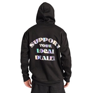 Sweat à capuche de luxe surdimensionné 380gsm de haute qualité pour hommes sweat à capuche Hip Hop vierge Streetwear imprimé avec logo personnalisé pour hommes - Product Image 2