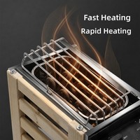 Pemanas Sauna Seri JM dengan Pengontrol Internal/Eksternal, Pemanas Resistif, Batu Vulkanik Termasuk - Ekspor Lintas Negara