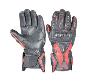 Premium Custom Full-Finger Racing <b>Gloves</b> Genuine Sheepskin Leather Unisex <b>Touchscreen</b> Capable Cycling Windproof Breathable - Product Image 2