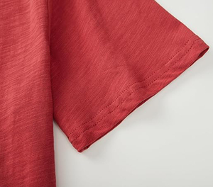 เสื้อยืดออกกำลังกายผู้ชายทรงโค้งแนวยาวผ้าคอตตอนเสื้อยืด94% สูง - Product Image 6