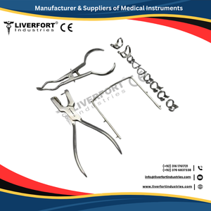 Alicates perforadores dentales con certificación CE, abrazaderas de presa de goma, kit de endodoncia, equipo de tratamientos médicos quirúrgicos - Product Image 6