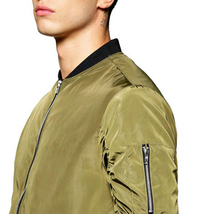 Chaquetas de bombardero de hombre de invierno con logotipo personalizado más vendidas, impermeables con capucha, servicios ODM, tela de lona caliente - Product Image 4