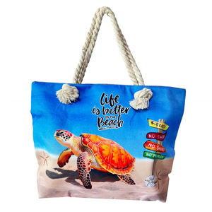 Sac fourre-tout mexicain en toile personnalisé avec logo, souvenir touristique, tortue, <span class=keywords><strong>Cancun</strong></span>, Cozumel, Mexique, sac de <span class=keywords><strong>plage</strong></span> - Product Image 2