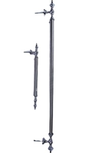 Tirador de puerta de latón y acero de primera calidad, varios tamaños y acabados para puertas de ventana de oficina en casa de lujo - Product Image 4