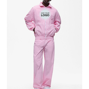 Venta caliente de los hombres del logotipo de encargo de los hombres de manga larga acampanada chándal para entrenamientos de invierno al por mayor impreso equipo de correr - Product Image 4