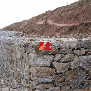 Wadah kotak Gabion anyaman baja daur ulang ramah lingkungan untuk proyek desain arsitektur lanskap berkelanjutan - Product Image 1