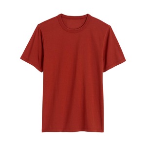 T-shirt personnalisé pour hommes de couleur unie pour l'été T-shirts en coton à col en O pour hommes T-shirt en coton à demi-manches pour hommes - Product Image 6
