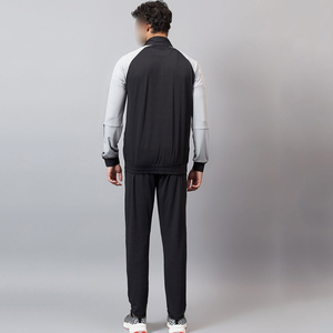 Training Sport Wear Ensemble 2 pièces Conception de logo personnalisé Imprimé à manches longues Respirant Coupe régulière Ensembles de survêtement en polyester pleine longueur - Product Image 4