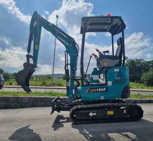 Miniexcavadora Sunward SWE18UF de Alta Potencia, 1.88T, Giro de Cola Ultra Corto, Excavadora Compacta Diésel con Sistema Hidráulico Auxiliar - Product Image 3