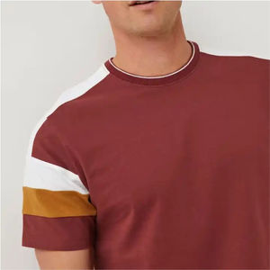Wholesale Trendy High Quality 100% Cotton Quick Dry Breathable Casual Canvas T Shirts for Men New Fashion Style <b>Cheap</b> Price - Product Image 5