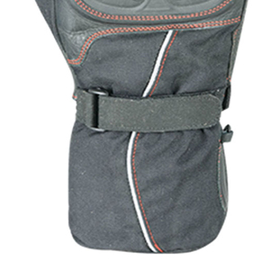 ถุงมือหนังมอเตอร์ไซค์, ถุงมือหนังวัวสีเทาสำหรับนักแข่งรถบนถนน - Product Image 5