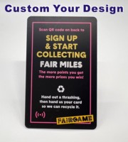 Kartu NFC Cetak Kustom 13.56MHz Original (N) 216 Chip Smart RFID PVC