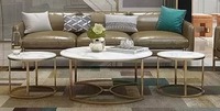 Tables basses en marbre au design moderne et élégant très vendues meubles pour salon Tables basses modernes meubles en marbre au design