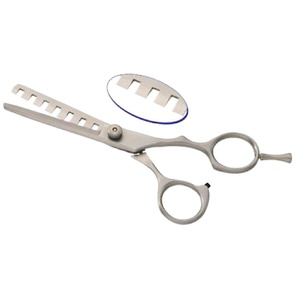 Ciseaux de coiffure professionnels à effiler, taille 6 pouces, 8 dents, ciseaux de précision pour texturiser les cheveux, en acier inoxydable, outil de barbier pour une finition lisse - Product Image 1