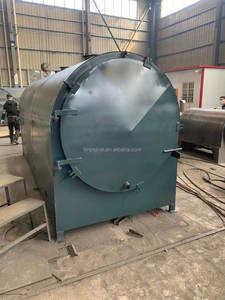 1t ngang không khói Cọ gỗ carbonization lò một thời gian đúc máy than - Product Image 3