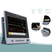 Moniteur patient multiparamétrique vétérinaire Edan X10 avec écran tactile, moniteur de soins intensifs avec ECG, SpO2, NIBP, TEMP, IBP, CO2 pour hôpital vétérinaire