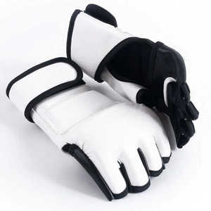 Gants MMA de haute qualité par le nouveau fabricant Gants de boxe et d'entraînement Sanda en cuir demi-doigt - Product Image 5
