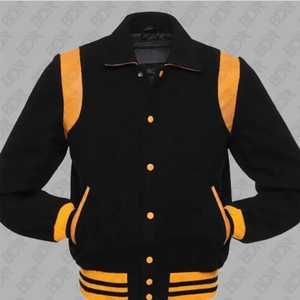 Veste en cuir au design nouveau avec broderie de logo imprimée unisexe vente en gros bon marché - Product Image 5