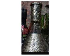 Jarrón de pirámide de cristal egipcio de lujo de alta calidad, plumas pintadas a mano, ramas, diseño único, venta al por mayor, Shisha Hookah de gran tamaño - Product Image 5