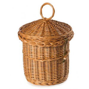 Urna de Mimbre con Asa para Cenizas de Mascotas, Cesta Conmemorativa de Ratán Hecha a Mano, Contenedor Rústico y Ecológico para Recuerdos - Product Image 6