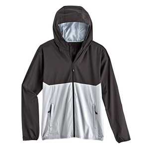 Chaquetas Cortavientos Ligeras Deportivas con Bloques de Color, Puños Elásticos y Cordón Ajustable Personalizado OEM para Hombre - Product Image 4