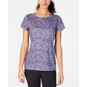 ID Ideology Top da donna per il tempo libero con scollo a goccia sul retro, tinto in massa, colore viola, taglia media - Product Image 1