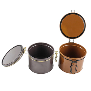 Nhà máy tùy chỉnh cấp thực phẩm tinplate <span class=keywords><strong>tin</strong></span> có thể hộp kim loại với bản lề Nắp nắp vòng kín <span class=keywords><strong>tin</strong></span> có thể cho trà - Product Image 2