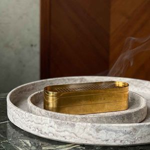 Brûleur d'encens fait main attrape-cendres porte-bâton d'encens religieux support d'encens d'Inde - Product Image 3