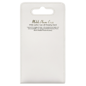Funda de Cuero Blanca con Soporte Giratorio para Samsung N7000 para Galaxy Note, Accesorio para Teléfono Móvil al por Mayor - Product Image 2