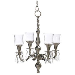 Support de pilier de bougie de forme hexagonale avec votive en verre pour la décoration de mariage - Product Image 5