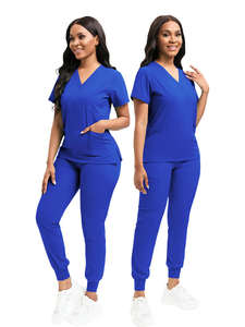 Nuevo uniforme de fregado Unisex de secado rápido traje quirúrgico de manga corta para enfermeras médicos UNIFORMES DE TRABAJO DE Hospital separados - Product Image 2