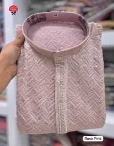 La rayonne de qualité supérieure avec broderie et paillettes fonctionne des deux côtés - Product Image 6