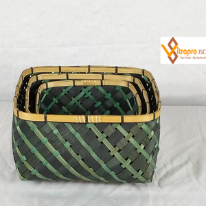 Vitrapro – panier de rangement en bambou pour linge de fruits, vêtements artisanaux naturels pour la maison, nouvel arrivage 2023 - Product Image 2