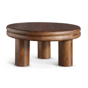 Table basse moderne en bois de manguier massif, écologique, durable et de qualité supérieure pour la maison, le salon, la salle à manger - Product Image 1