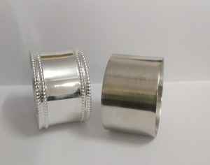 Anneau de serviette de table en métal très vendu, plaqué argent brillant, plaqué argent mat, plaqué or au prix le plus compétitif. - Product Image 6