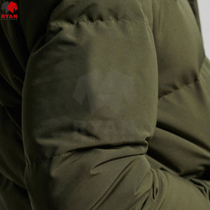 Vestes matelassées à capuche pour hommes, résistantes, personnalisées, coupe-vent, respirantes, décontractées, hiver, haute qualité, fibre de bambou - Product Image 6