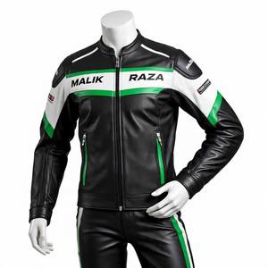 Chaqueta de moto de cuero personalizada de Bajo MOQ para startups | Precios directos del fabricante | Malik Raza - Product Image 4
