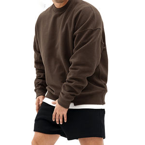 Sudadera con capucha atlética de manga larga con cremallera para hombre, ropa deportiva de algodón 100% para gimnasio al aire libre y deportes para otoño - Product Image 4