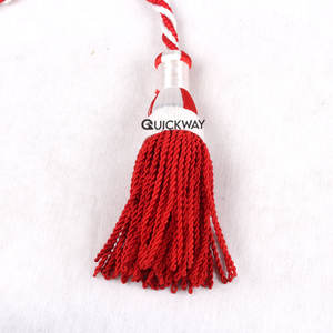 Prix raisonnable de cordons de clairon tricolores enduits de haute qualité pour l'uniforme de cérémonie et les accessoires de vêtement - Product Image 2