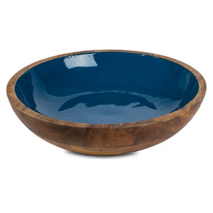 Arco de sopa de madera resina epoxi y hueso de cuerno acabado moderno cuencos para servir con decoración del hogar Decoración de Material Natural de alta calidad - Product Image 1