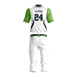 Best Quality Custom Sublimation Plus Size Adult <b>Baseball</b> Jersey Pant Set 100% Polyester Lightweight Quick Dry Breathable - Product Image 4