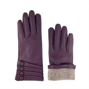 Nuevos guantes de cuero genuino de moda Guantes de mujer con guantes de vestir de cuero originales a granel Primavera Verano - Product Image 3