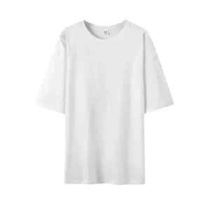 Camiseta transpirable de algodón de manga corta clásica unisex-ajuste holgado duradero-diseño de impresión múltiple-para uso social y diario - Product Image 2