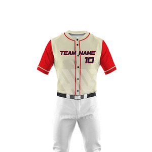 Uniformes de baseball respirants avec logo personnalisé, vêtements de baseball élégants, fabricant OEM, uniformes de softball imprimés de qualité supérieure pour les équipes - Product Image 4