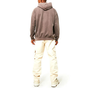 Sweat à capuche oversize délavé pour homme – Décontracté et idéal pour l'extérieur – Produit très demandé avec design personnalisé – Nouvelle arrivée pour la saison hivernale - Product Image 2