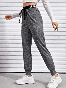 New Wholesale High Quality <b>Women</b> Cotton <b>Fleece</b> <b>Joggers</b> Pants Casual Trousers Sports Track Sweatpants 2024 - Product Image 4