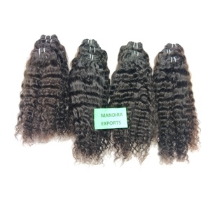 ผมต่อสำหรับผู้หญิงผิวดำผมคนอินเดียแบบดิบสีธรรมชาติ100% - Product Image 1